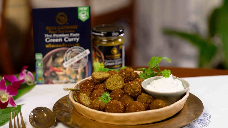 Green Curry Falafels