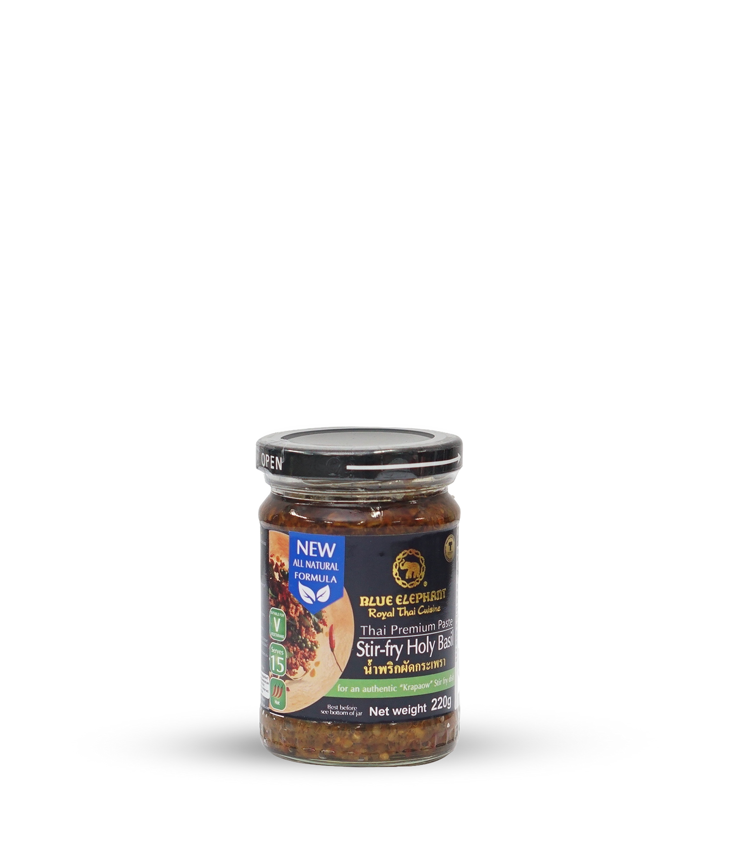 Thai Stir-fry Holy Basil Paste (Kra-pao) 220g (V)